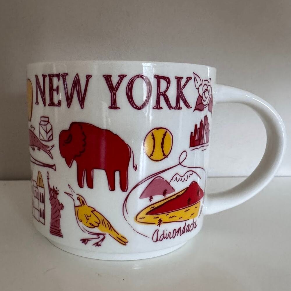 Starbucks New York Been There Series Ceramic Coffee Tea Mug Red